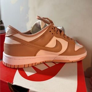 W Nike Dunk Low White/Rose whisper